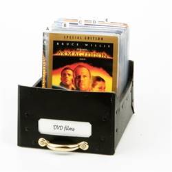 DVD Tabs, white pre-printed